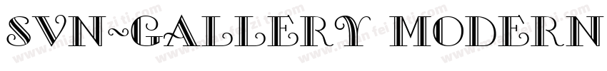 SVN-Gallery Modern Regular字体转换